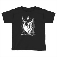 Satan Loves Toddler T-shirt | Artistshot