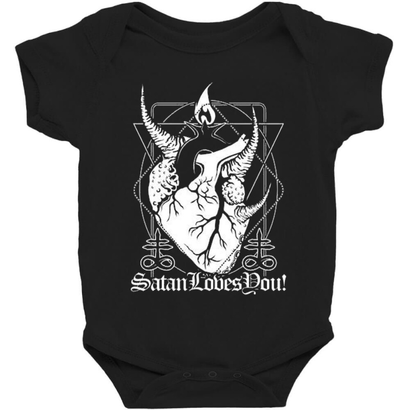 Satan Loves Baby Bodysuit by rastyrocl | Artistshot