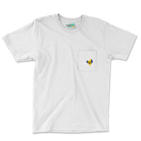 Barbados Bajan Flag Pride Heart Flag Map Dna Herit Pocket T-shirt | Artistshot