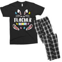 Im The Teacher Bunny Cute Easter Matching Family Rabbit T Shirt Men's T-shirt Pajama Set | Artistshot