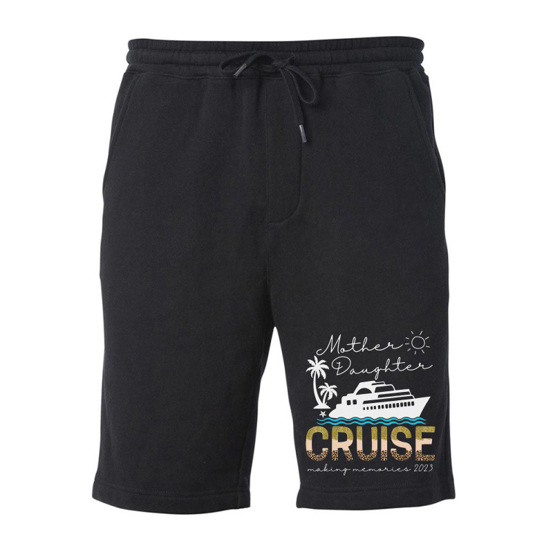 Cruise Trip Mother Daughter Cruise Ship Trip Leopa Fleece Short | Artistshot