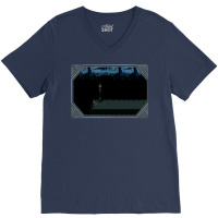 Final Fantasy Vi   Cyan Train V-neck Tee | Artistshot