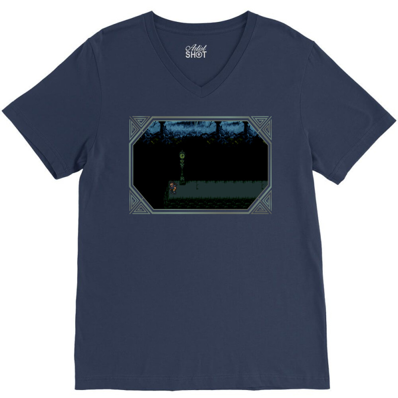 Final Fantasy Vi   Cyan Train V-Neck Tee by suardlakiof | Artistshot