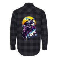 Final Fantasy Vi 6   Kefka Retrowave Flannel Shirt | Artistshot