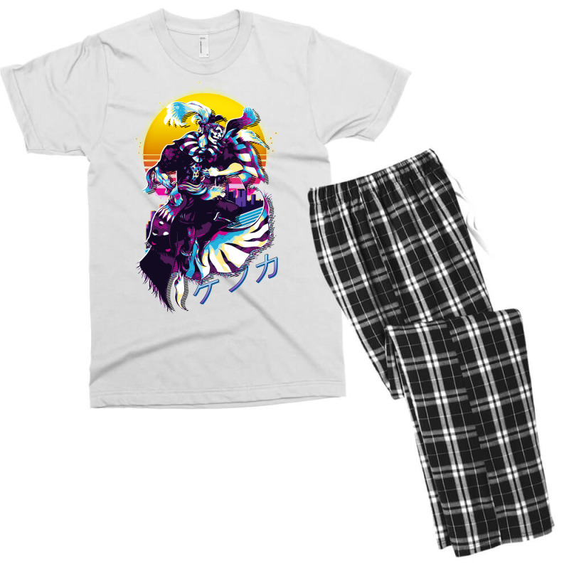 Final Fantasy Vi 6   Kefka Retrowave Men's T-shirt Pajama Set by suardlakiof | Artistshot