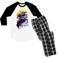 Final Fantasy Vi 6   Kefka Retrowave Men's 3/4 Sleeve Pajama Set | Artistshot