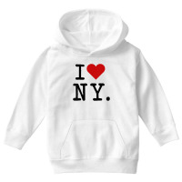 Classic Font Ny Ny New York Nyc New York City Ny T Youth Hoodie | Artistshot