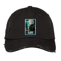 Final Fantasy Vii 7   Cloud Strife Vintage Cap | Artistshot