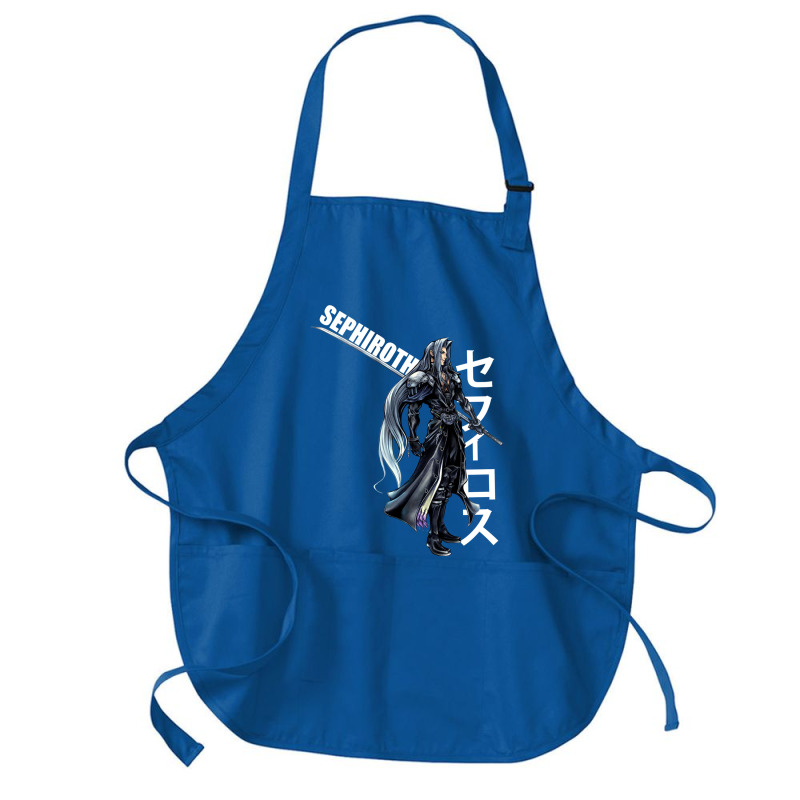 Final Fantasy Vii 7   Sephiroth Kanji Medium-length Apron | Artistshot