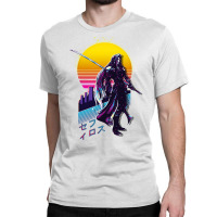 Final Fantasy Vii 7   Sephiroth Retrowave Classic T-shirt | Artistshot