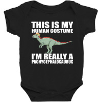 Pachycephalosaurus Costume Design Dinosaur T Shirt Baby Bodysuit | Artistshot