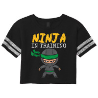 Ninja In Training Kids Funny Future Martial Arts F Scorecard Crop Tee | Artistshot