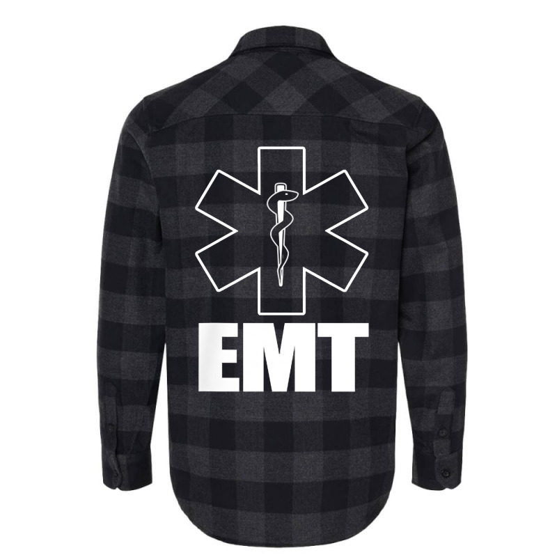 Emt Uniform Emergency Medical Technician T Shirt Flannel Shirt | Artistshot