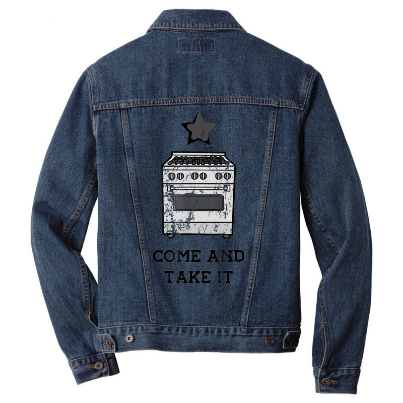 Come And Take It President Joe Biden Ban On Gas St Men Denim Jacket by scrabeck | Artistshot