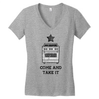 Come And Take It President Joe Biden Ban On Gas St Women's V-neck T-shirt | Artistshot