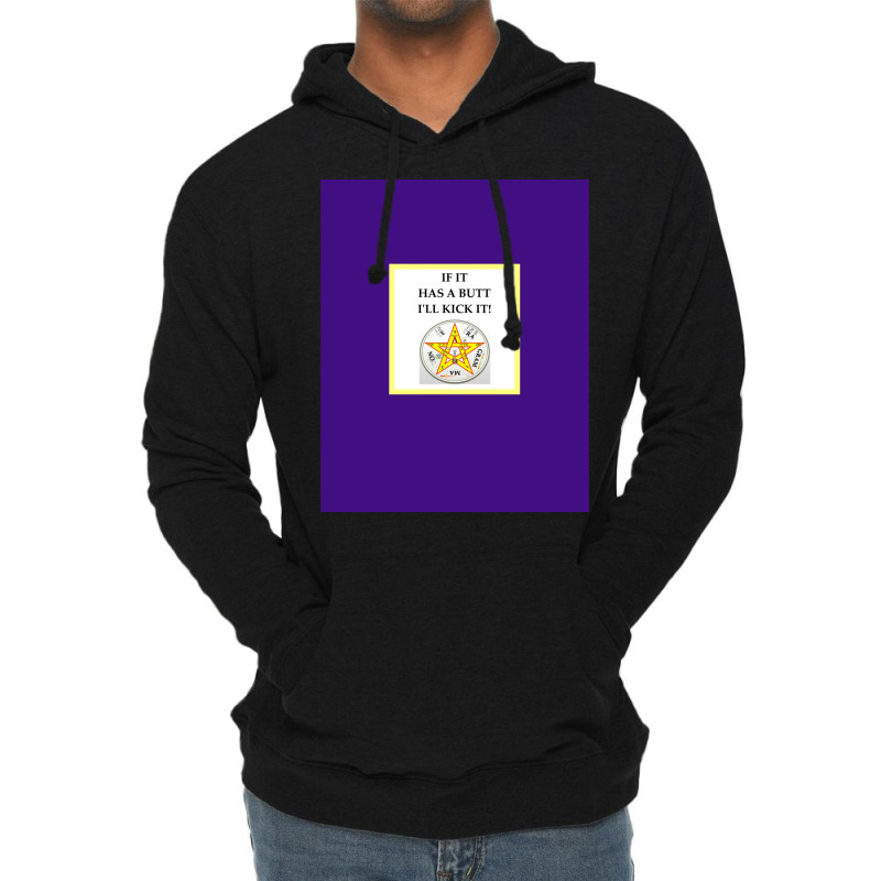 Butt Joke Lightweight Hoodie | Artistshot