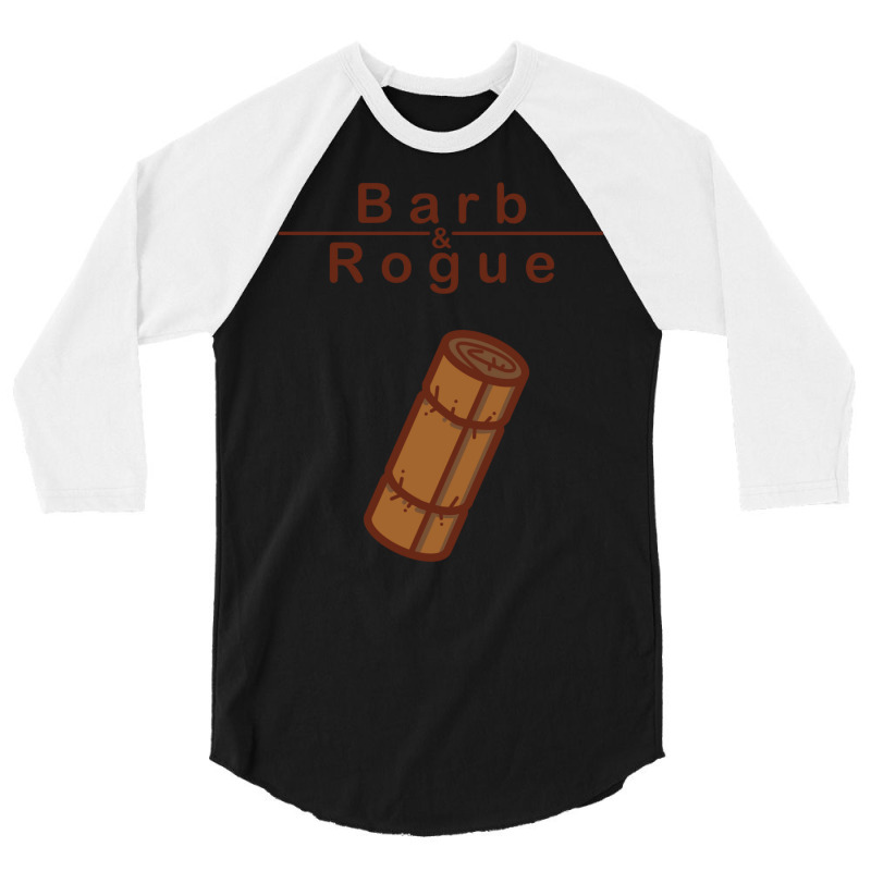 Cartoon Barb & Rogue Bedroll 3/4 Sleeve Shirt | Artistshot