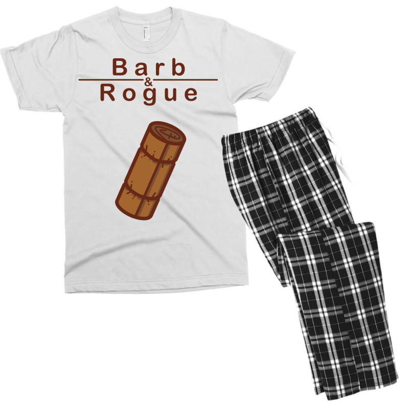 Cartoon Barb & Rogue Bedroll Men's T-shirt Pajama Set | Artistshot