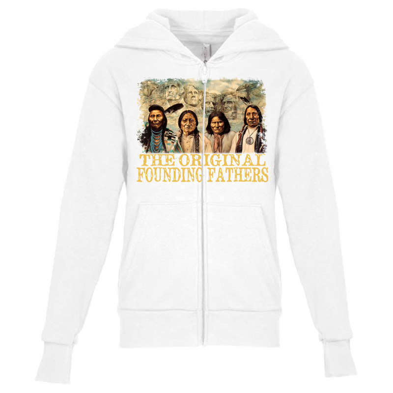 Original Founding Fathers Native American Pullover Youth Zipper Hoodie | Artistshot