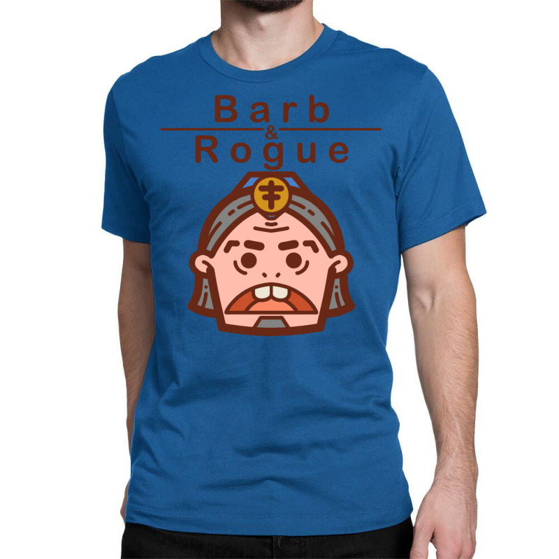 Cartoon Barb & Rogue Cleric Classic T-shirt | Artistshot