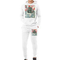 Japanese Dragon Great Wave Off Kanagawa Hoodie & Jogger Set | Artistshot