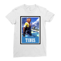 Final Fantasy X 10   Tidus Ladies Fitted T-shirt | Artistshot