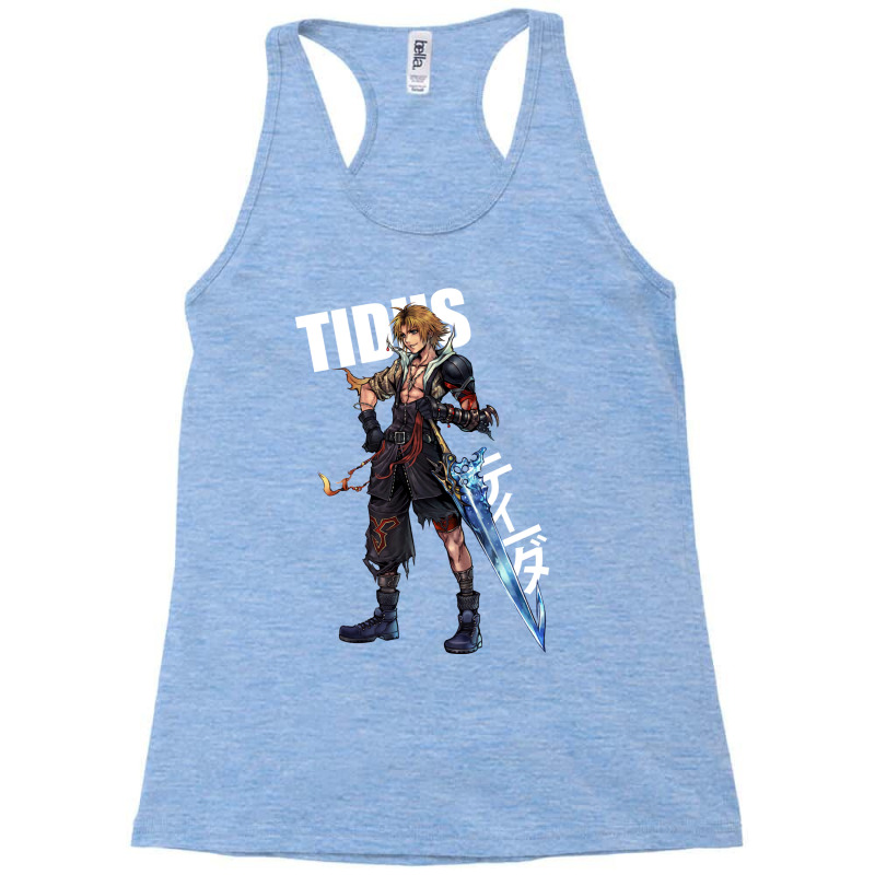 Final Fantasy X 10   Tidus Kanji Racerback Tank by suardlakiof | Artistshot