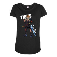 Final Fantasy X 10   Tidus Kanji Maternity Scoop Neck T-shirt | Artistshot