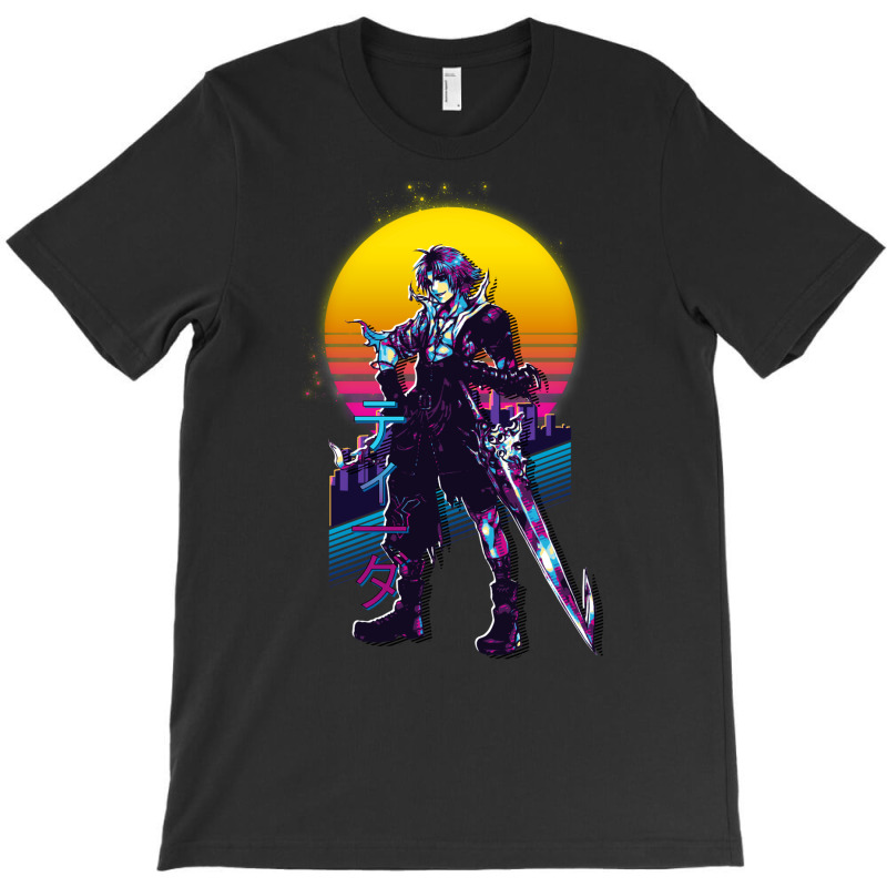 Final Fantasy X 10   Tidus Retrowave T-Shirt by suardlakiof | Artistshot