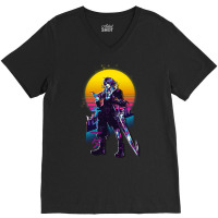 Final Fantasy X 10   Tidus Retrowave V-neck Tee | Artistshot