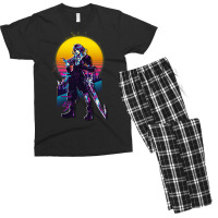 Final Fantasy X 10   Tidus Retrowave Men's T-shirt Pajama Set | Artistshot