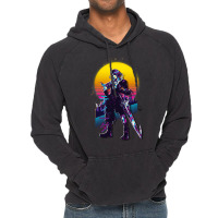 Final Fantasy X 10   Tidus Retrowave Vintage Hoodie | Artistshot