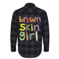 Brown Skin Girl Womens Kids African American Pro B Flannel Shirt | Artistshot