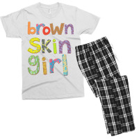 Brown Skin Girl Womens Kids African American Pro B Men's T-shirt Pajama Set | Artistshot