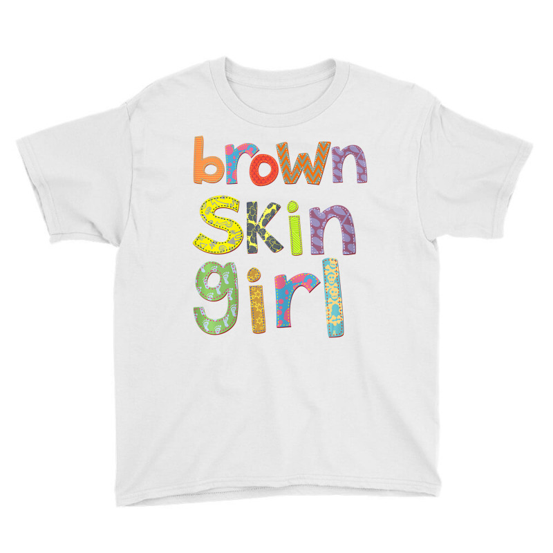 Brown Skin Girl Womens Kids African American Pro B Youth Tee | Artistshot