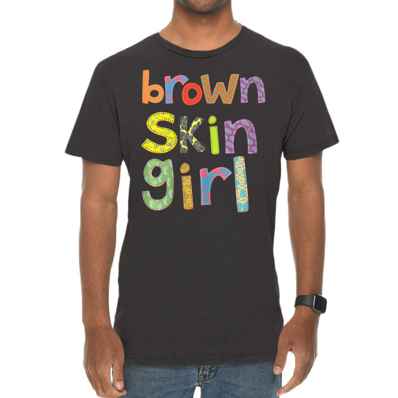 Brown Skin Girl Womens Kids African American Pro B Vintage T-shirt | Artistshot