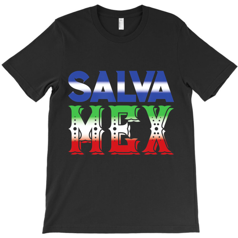 El Salvador And Mexico Colorful Heritage T Shirt T-Shirt by chomibe | Artistshot