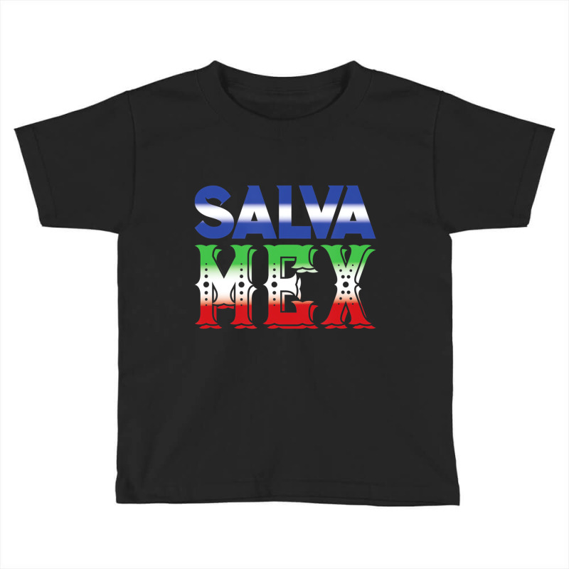 El Salvador And Mexico Colorful Heritage T Shirt Toddler T-shirt by chomibe | Artistshot