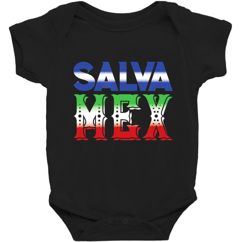 El Salvador And Mexico Colorful Heritage T Shirt Baby Bodysuit by chomibe | Artistshot