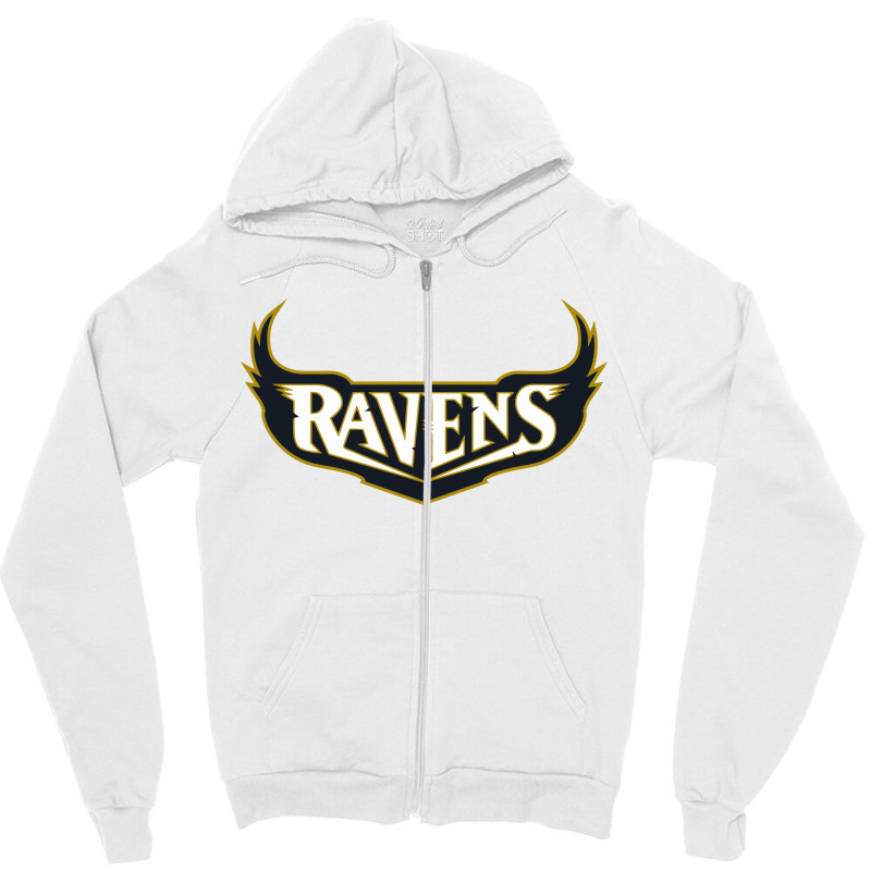 Raven's Zipper Hoodie | Artistshot