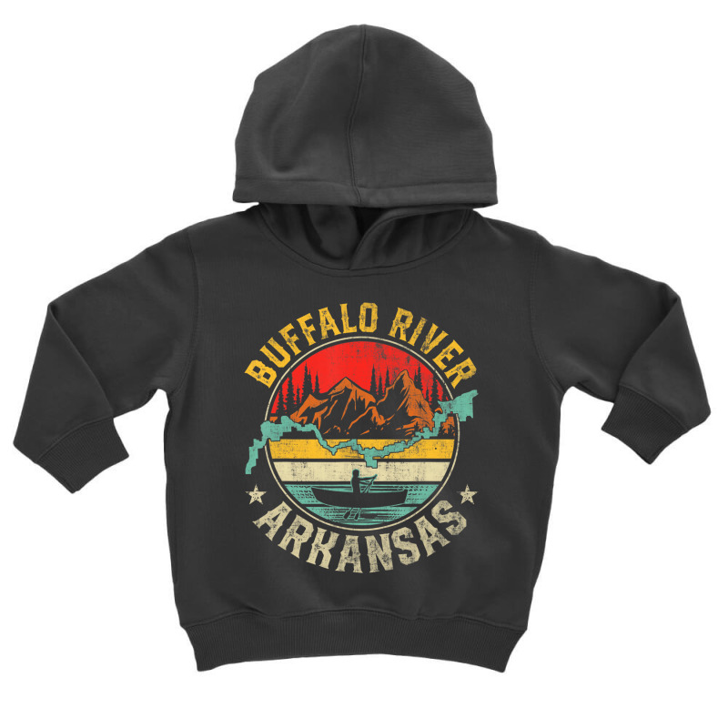 Buffalo River Arkansas National Park River Floatin Toddler Hoodie by aiiluurosy | Artistshot