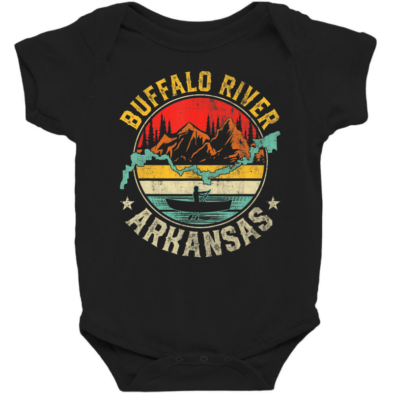 Buffalo River Arkansas National Park River Floatin Baby Bodysuit by aiiluurosy | Artistshot