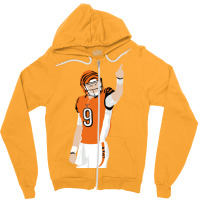 Jeaux Burreaux Football  Burrow 5 Zipper Hoodie | Artistshot