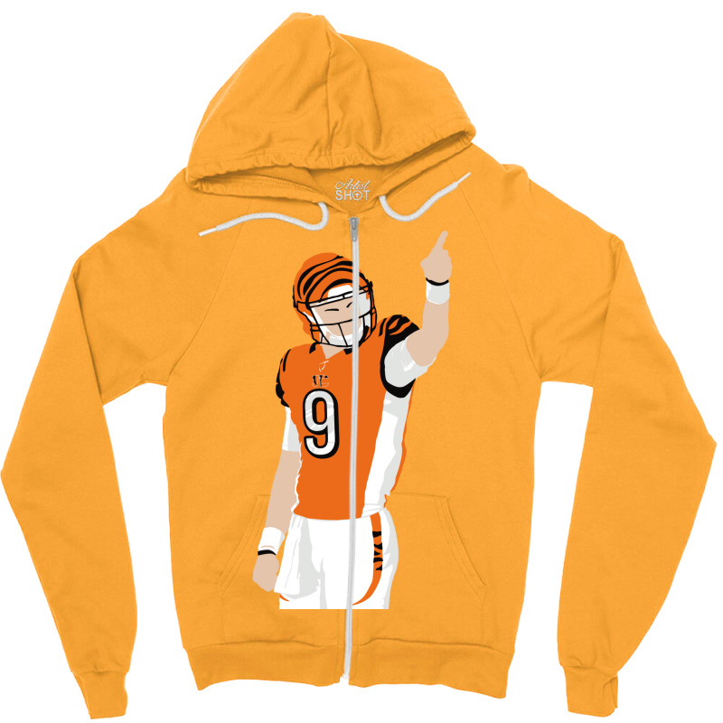 Jeaux Burreaux Football  Burrow 5 Zipper Hoodie by gadasiegeniad | Artistshot