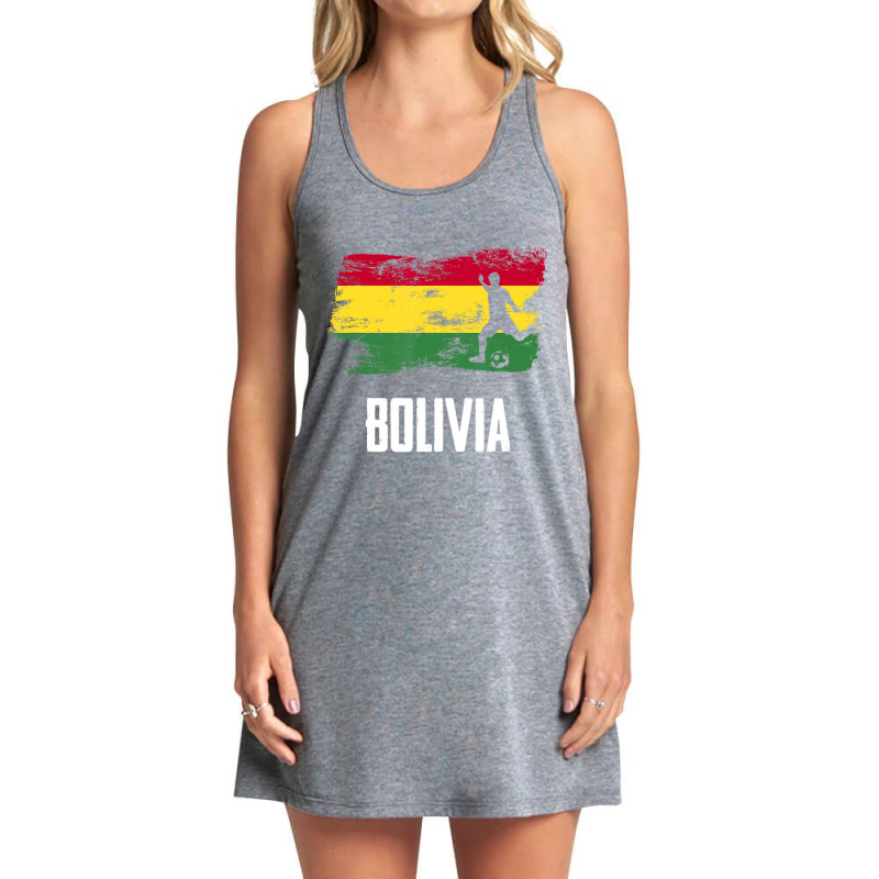 Bolivia Flag Jersey Bolivian Soccer Team Bolivian Tank Dress by holden | Artistshot