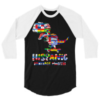 Hispanic Heritage Month Shirt Kids Boys Toddler Di 3/4 Sleeve Shirt | Artistshot