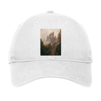 Caspar David Friedrich   Rocky Ravine In The Elbe Adjustable Cap | Artistshot