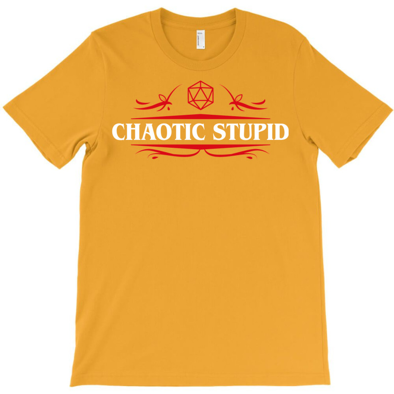 Chaotic Stupid Alignment Tabletop Rpg Addict 14 T-shirt | Artistshot