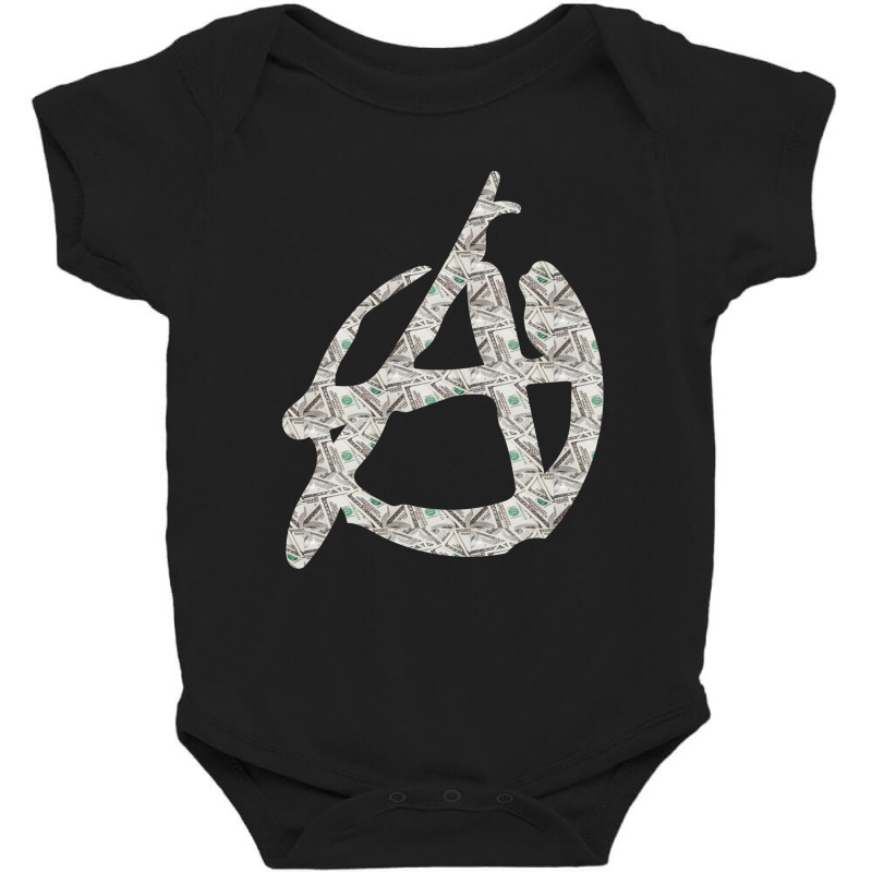 Anarchy Dollars Baby Bodysuit by Dav | Artistshot