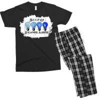 Light It Up Blue Autism Awareness Present Autism Mom Teacher T Shirt Men's T-shirt Pajama Set | Artistshot